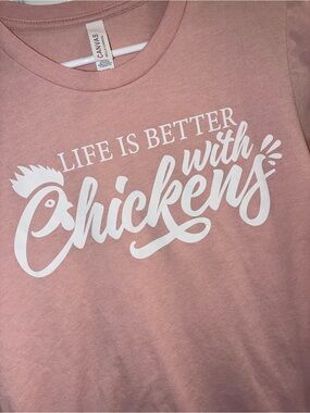 Bella Canvas Dusty Rose Graphic Tee